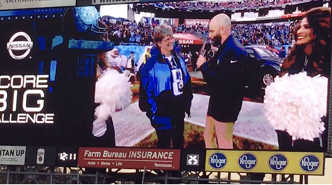 PARIS TN: Paris woman wins $1,000 at Titans game